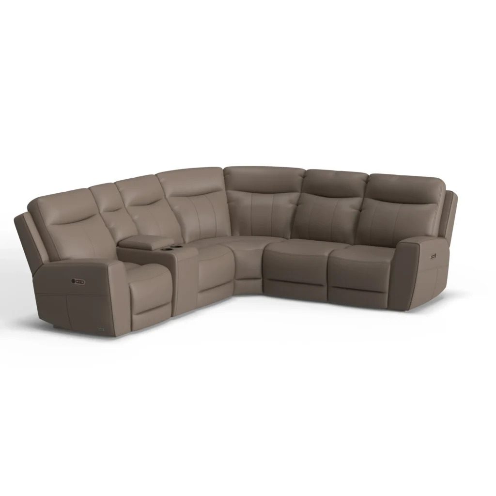 Discover Luxury Nicole Light Grey Leather Sofa Cambridge | Casa Italia
