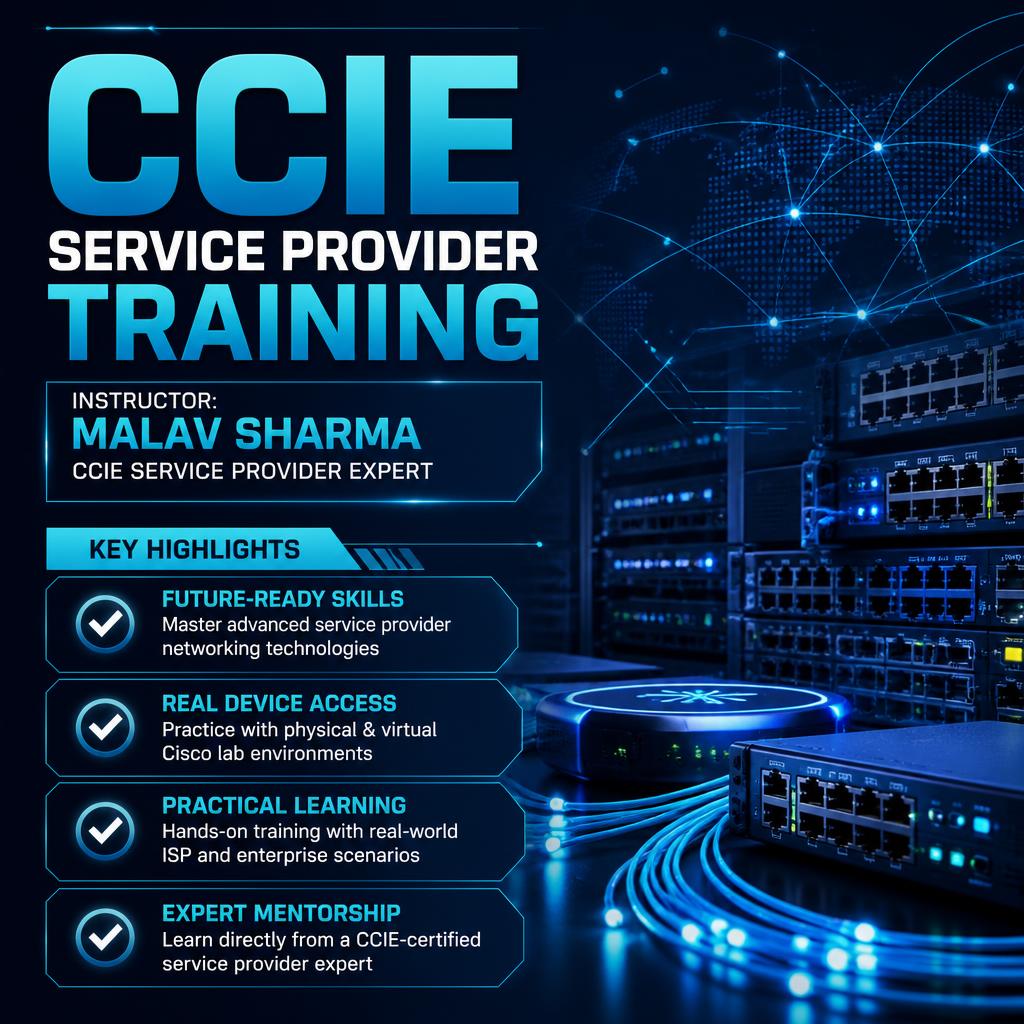 CCIE Service Provider V5.1 Training and Certification
