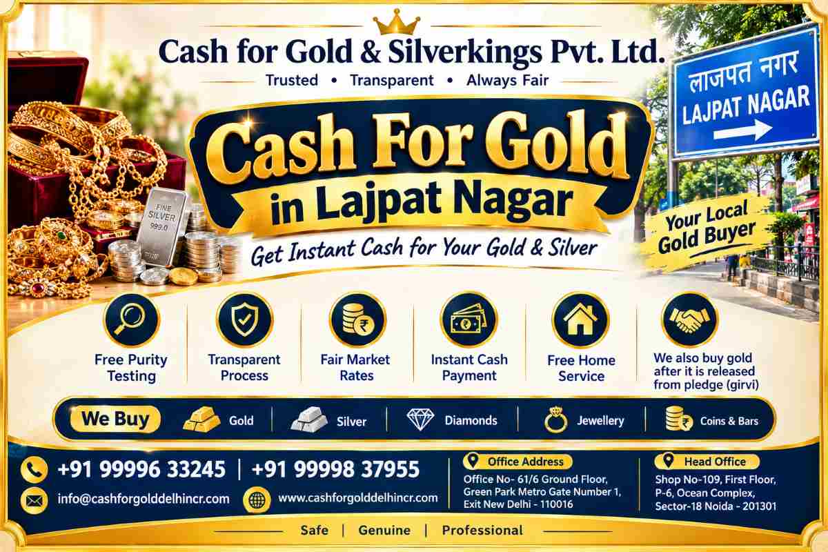 Cash For Gold In Lajpat Nagar for Wedding Expenses
