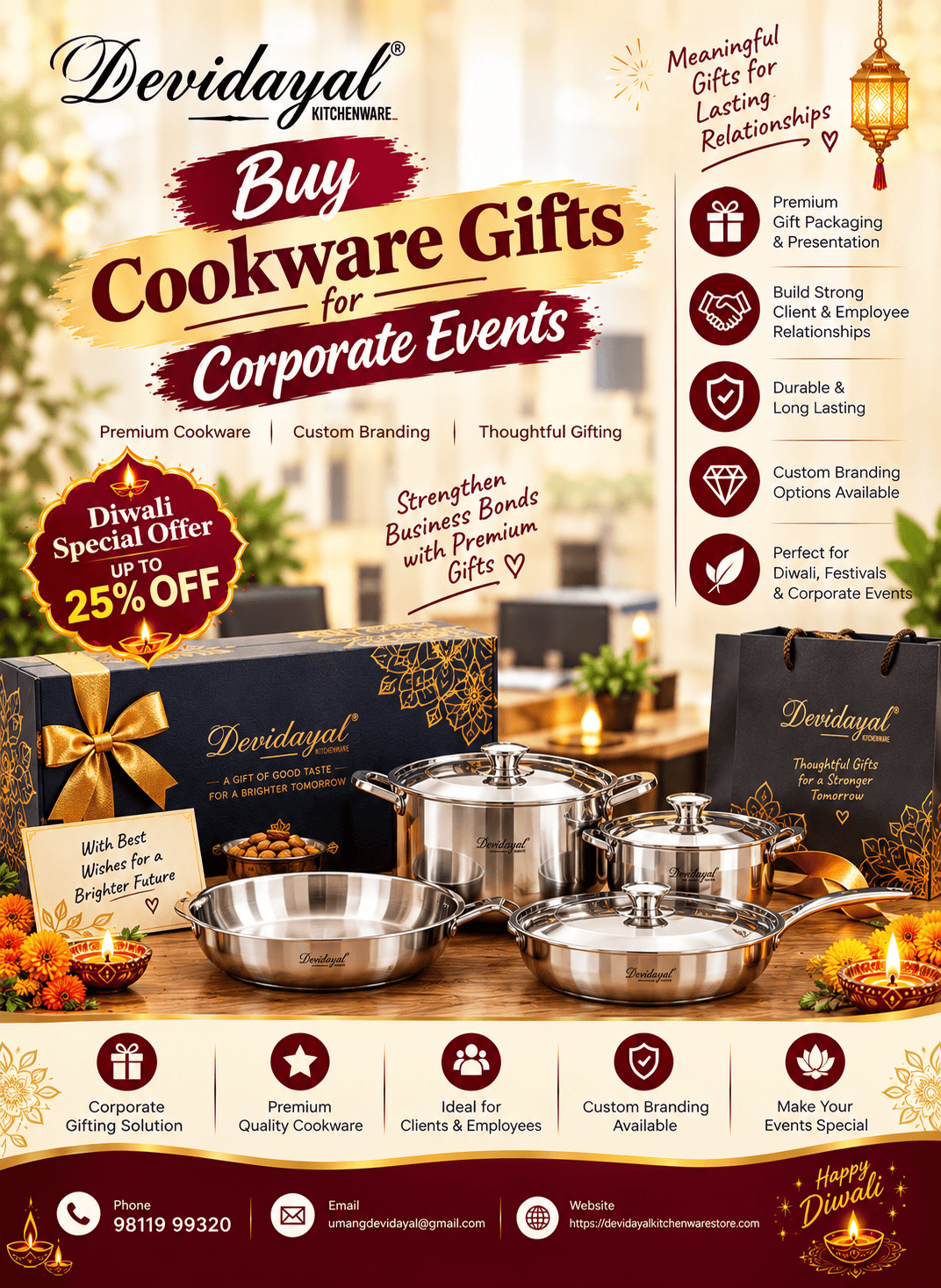 Buy Cookware Gifts for Corporate Events and Employee Rewards