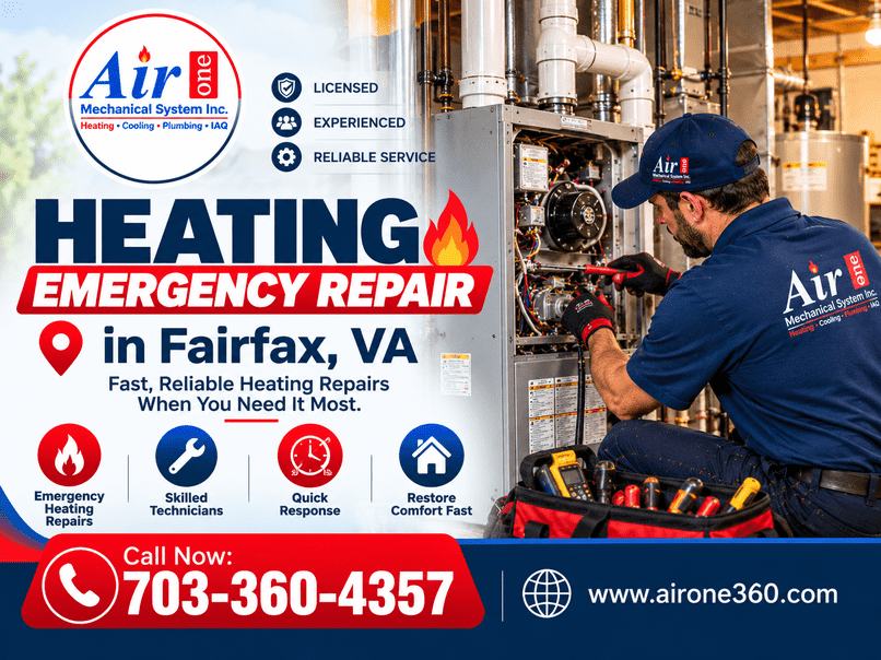 Fairfax VA Heating Repair for Unexpected System Breakdowns
