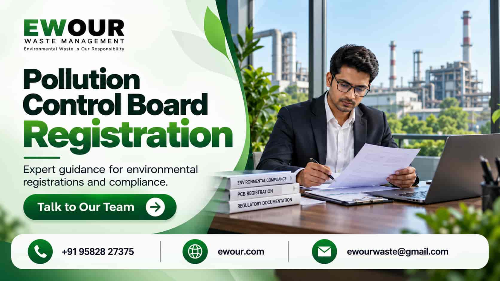 Pollution Control Board Registration and Battery EPR Services in India
