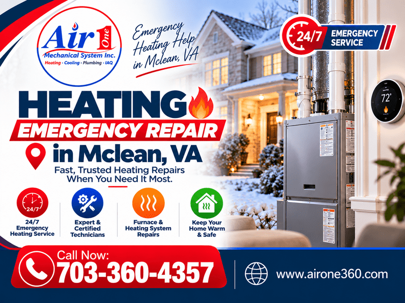 Need Urgent Heating Repair in McLean, VA? Who Can Help?