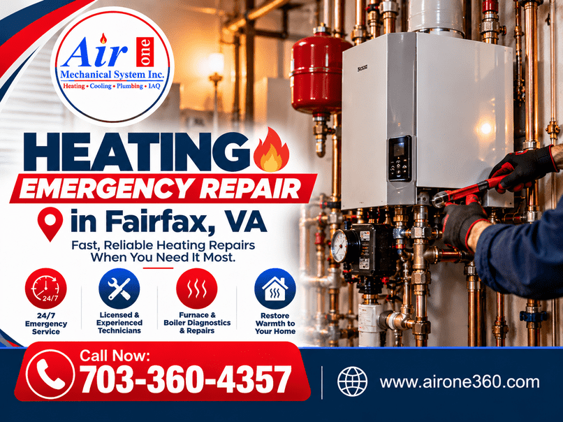 Need Urgent Heating Repair in Fairfax, VA? Who Can Restore Your Home’s