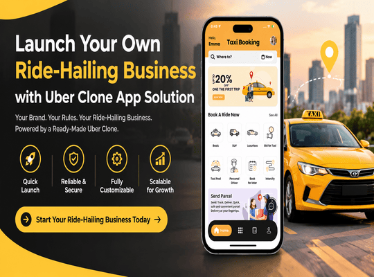 Launch Your Own Ride-Hailing Business with Uber Clone App Solution