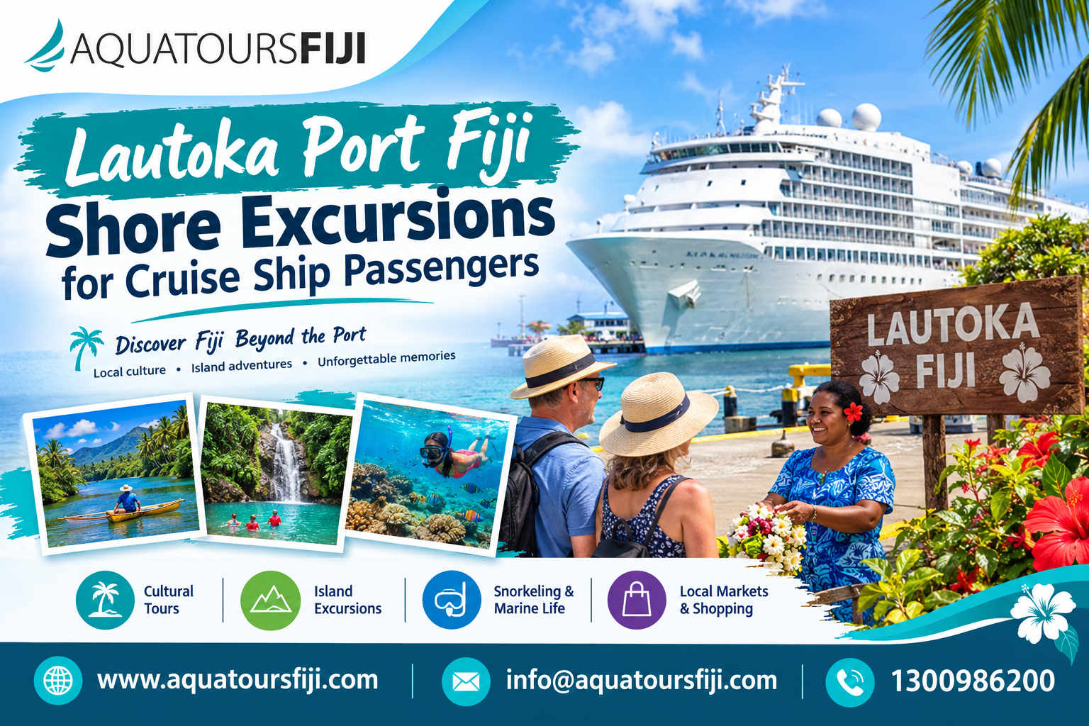 Lautoka Port Fiji Shore Excursions for Cruise Ship Passengers