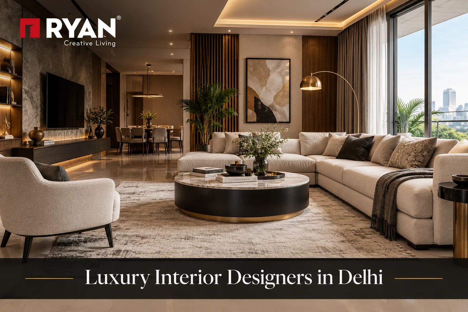 Luxury Interior Designers in Delhi by Ryan Creative Living