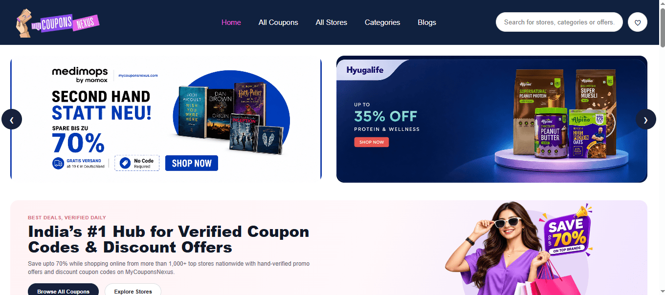 Discover Best Shopping Deals & Discount Coupons MyCouponsNexus