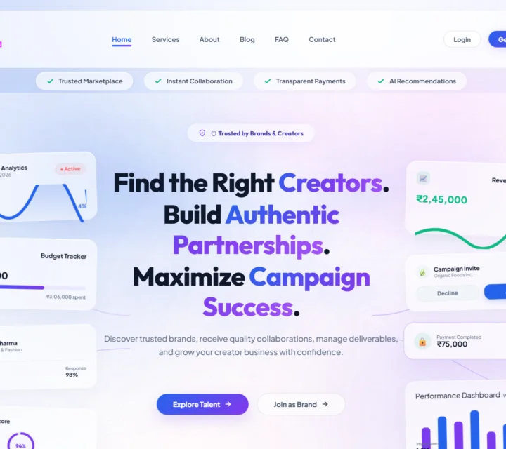 CollabNexus – Influencer Collaboration Platform to Sign Up & Monetize