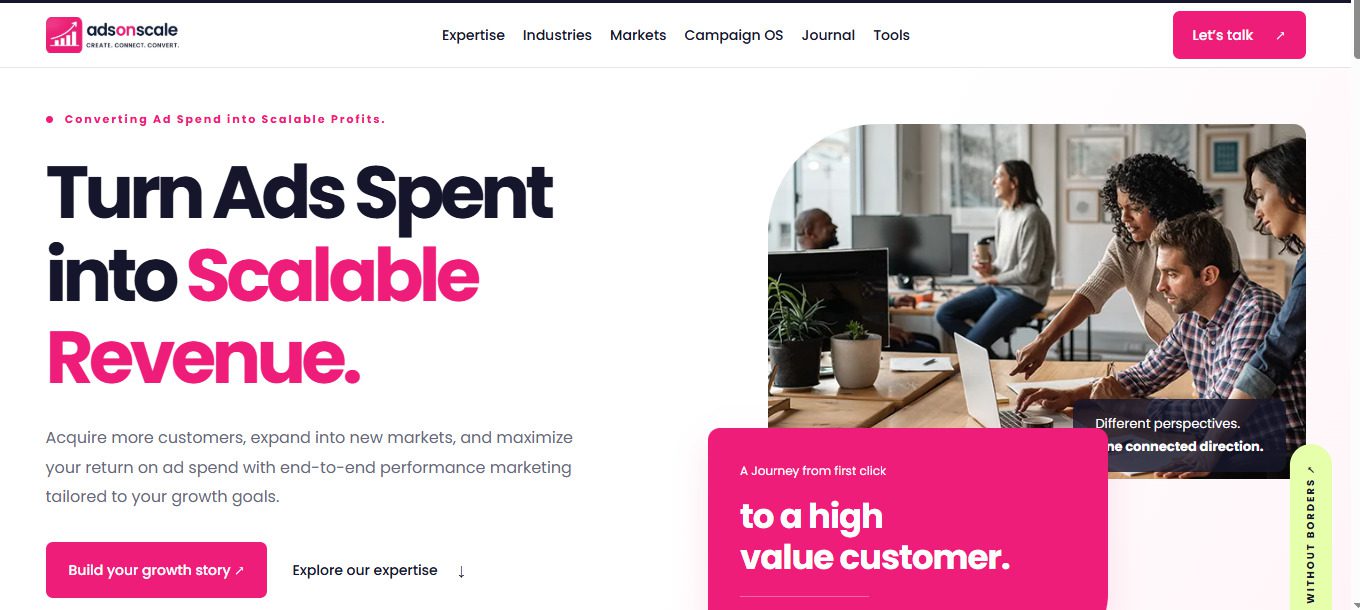 AdsOnScale Increase your Sales & Revenue with Digital Marketing