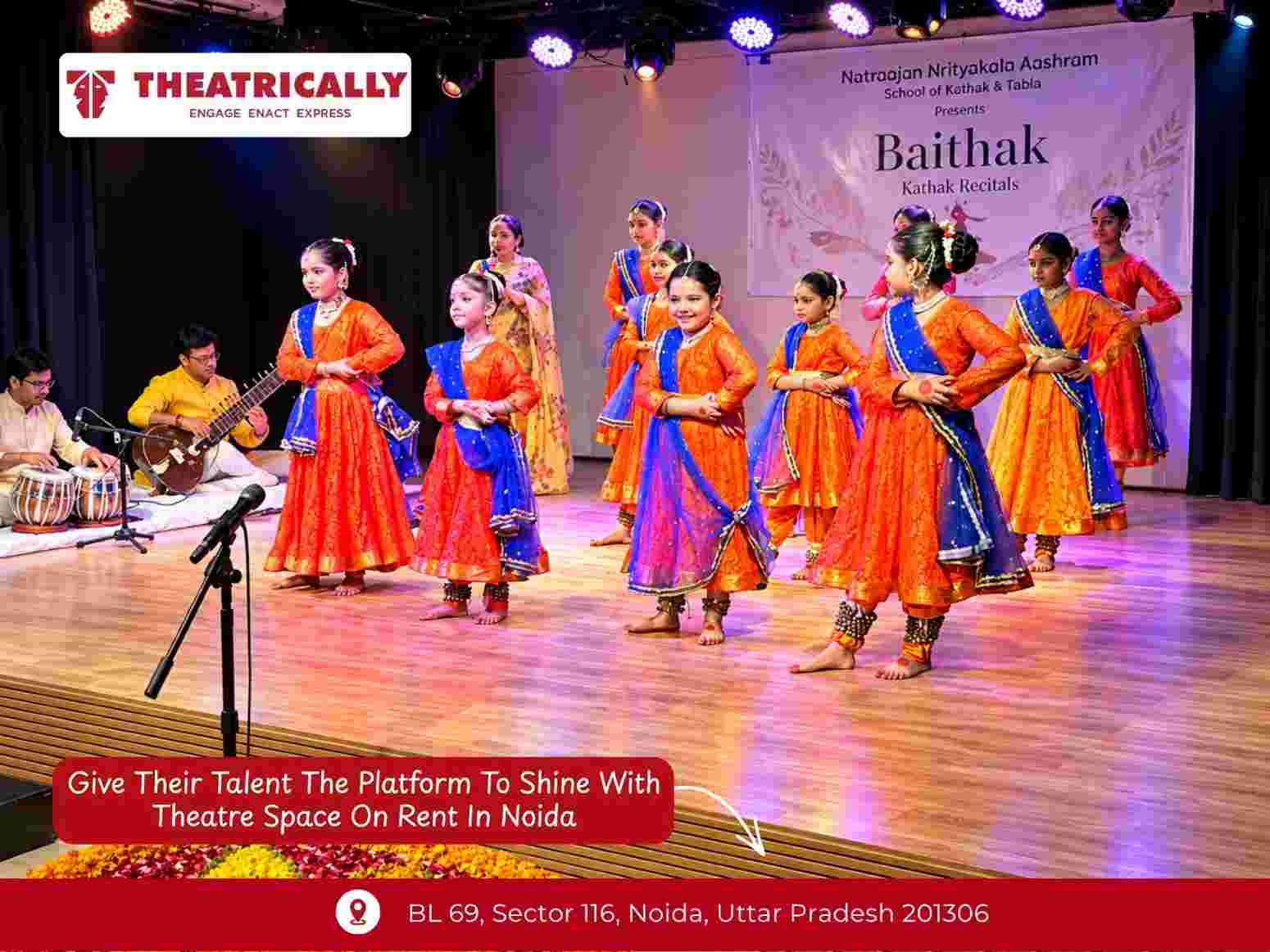 An Ideal Event Space on Rent in Noida for Cultural Programs
