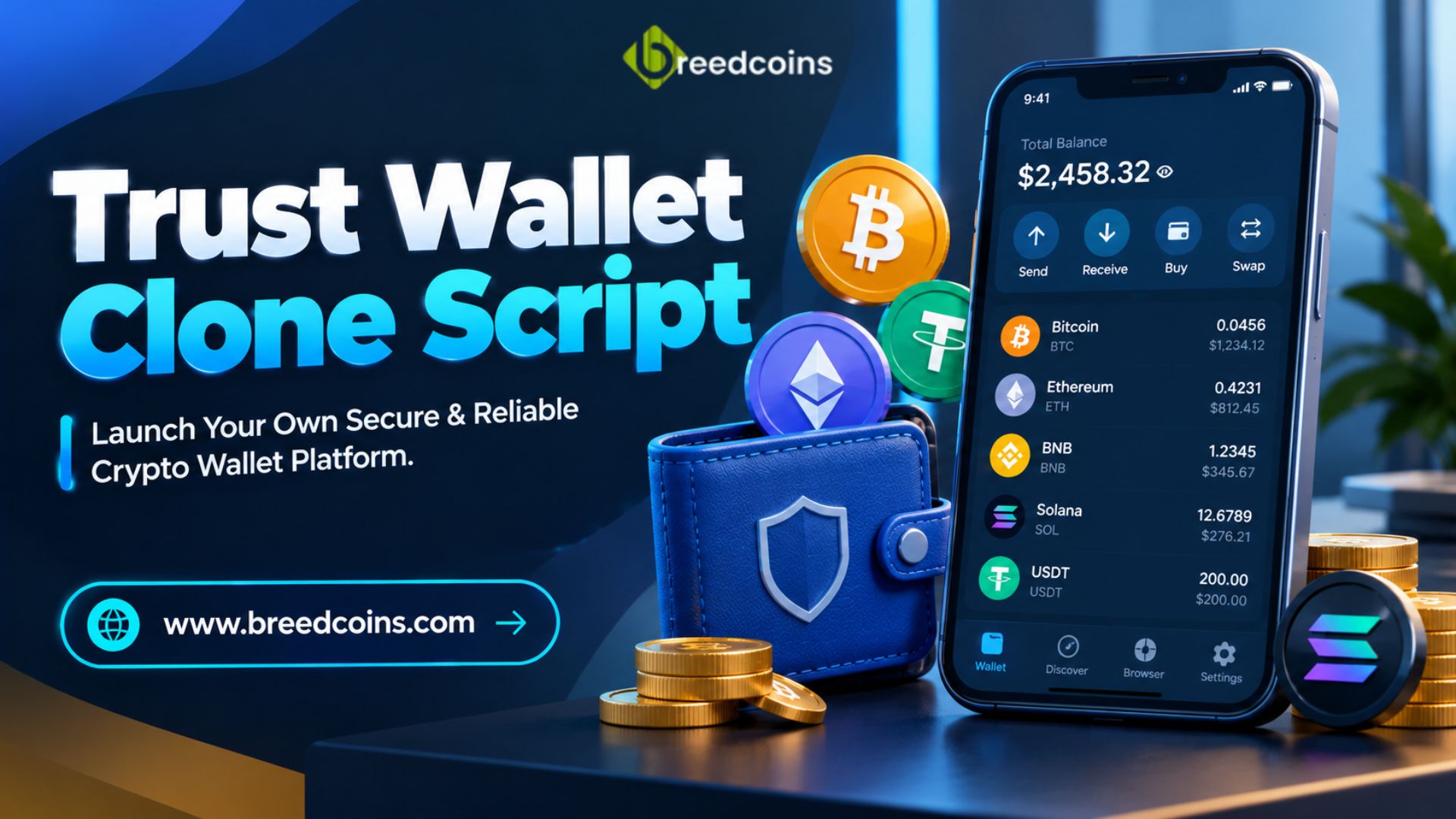 Build a User-Friendly Wallet Application with a Trust Wallet Clone Scr