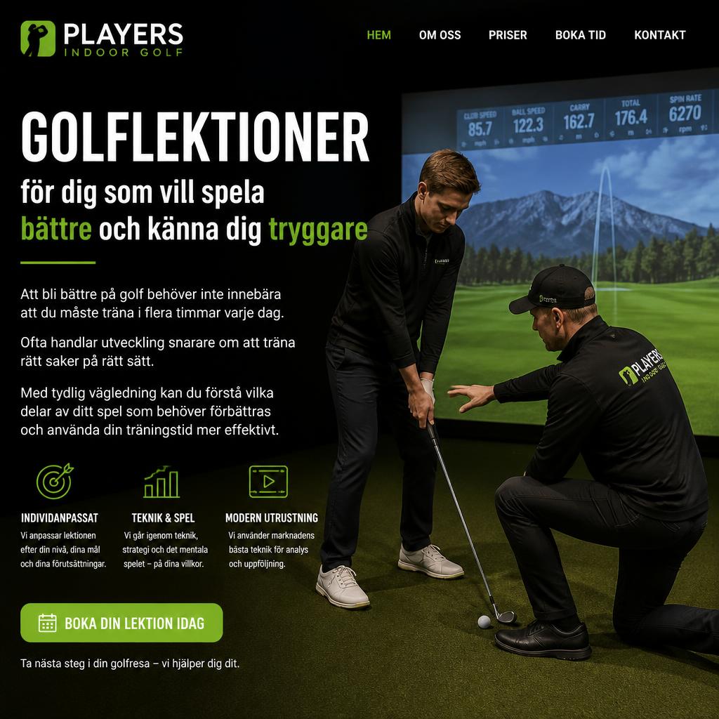 Indoor Golf Västberga – Golf året runt i Stockholm