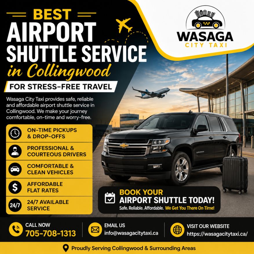 Wheelchair Accessible Taxi Wasaga | Safe, Reliable Van Rides