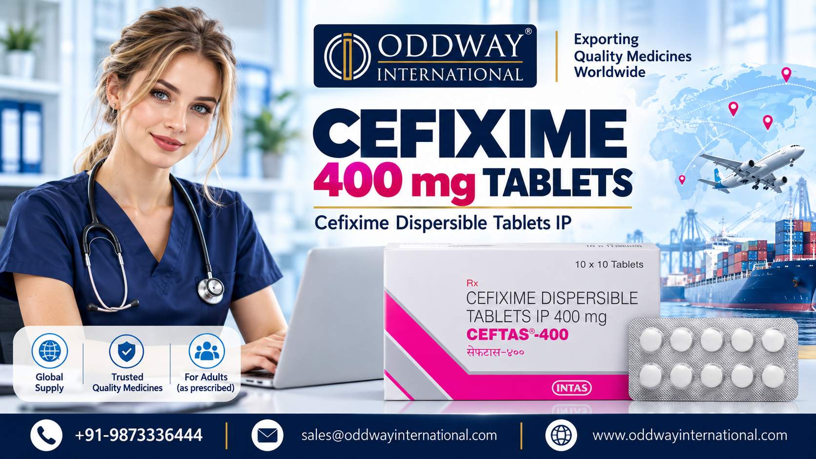 Cefixime 400 Mg Price for USA: Efficient B2B Supply – Oddway