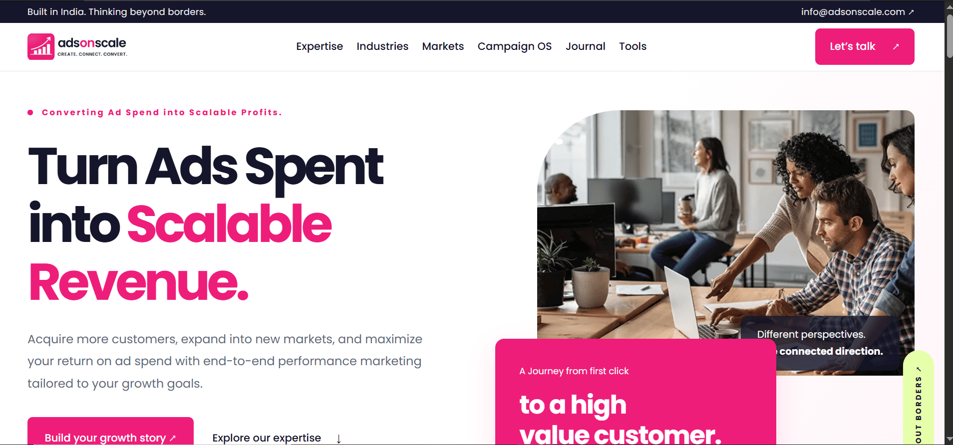 AdsOnScale – AI-Powered Brand Marketing & Sales Network