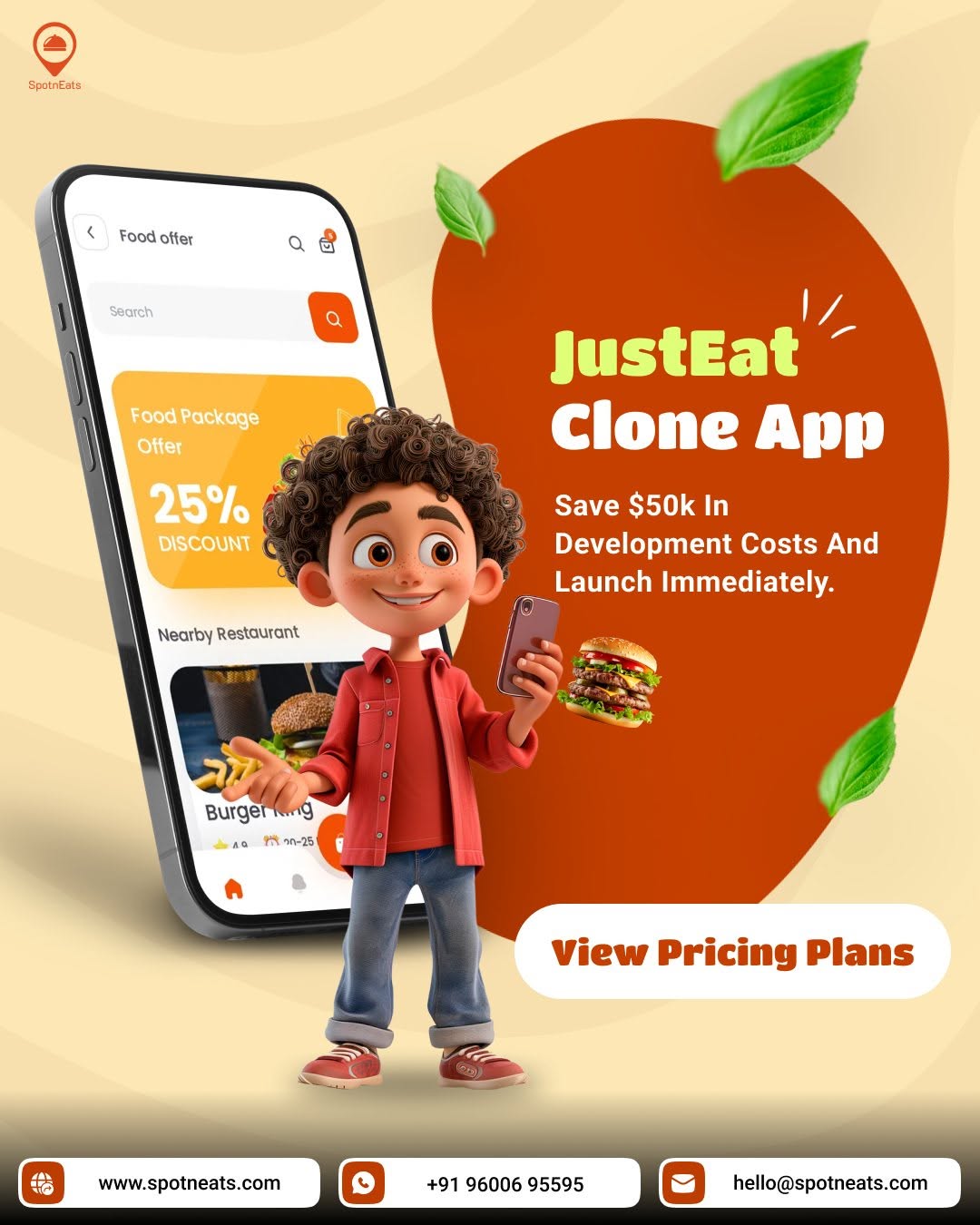 Halloween Special Discount on JustEat Clone App Development