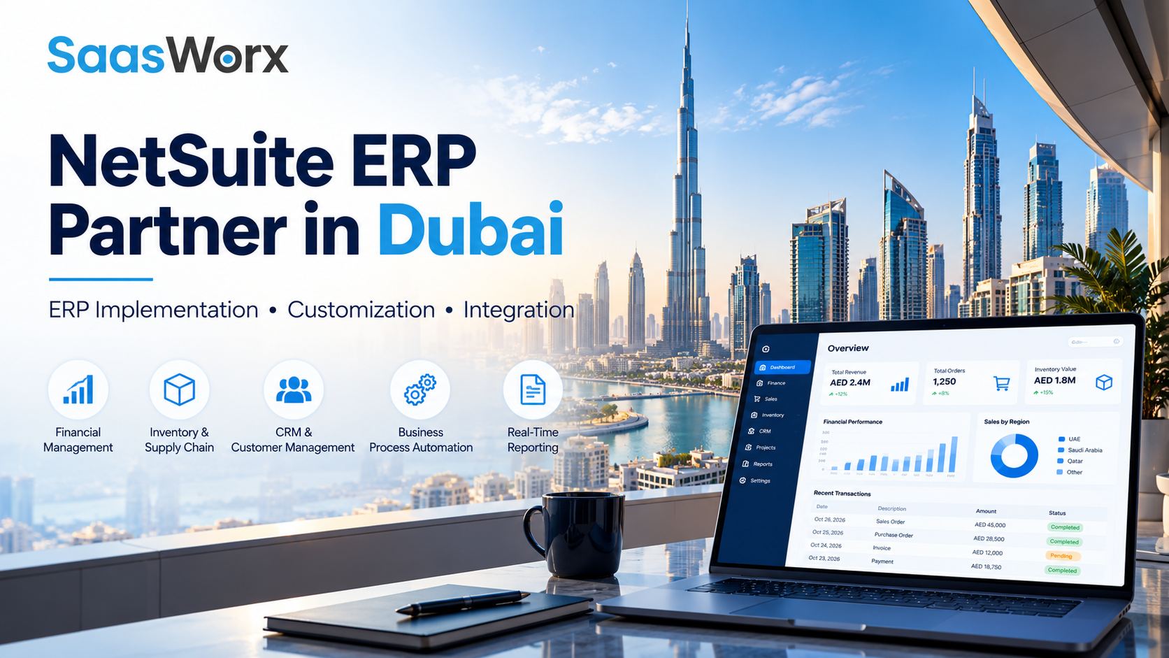 NetSuite ERP Partner in Dubai | SaasWorx Consulting