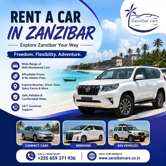 Zanzibar Car Rental for a Comfortable Island Trip