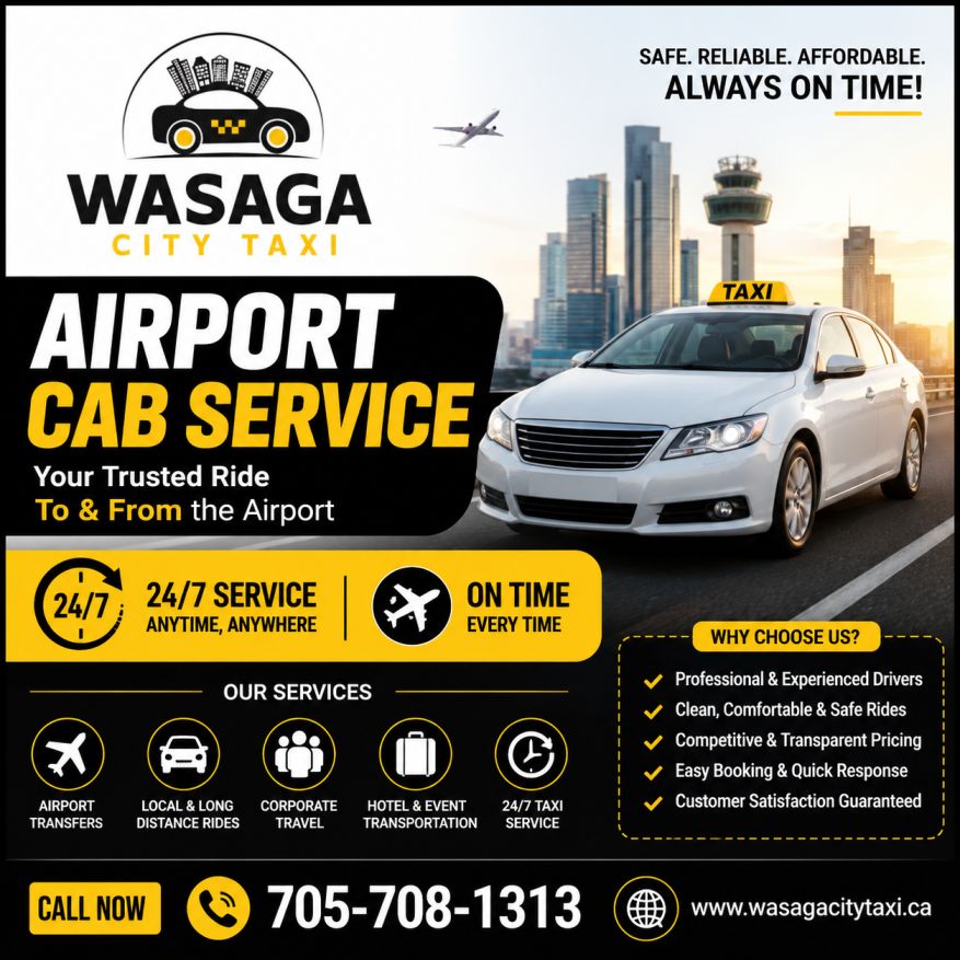 Wasaga Cab | Fast, Affordable Taxi Rides – Wasaga City Taxi