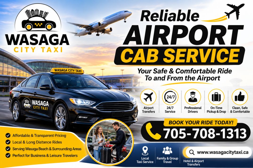 Wasaga Taxi | Fast, Reliable 24/7 Cab Service in Wasaga